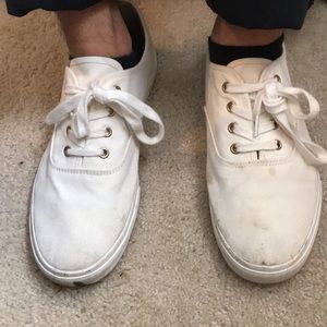 Brooks brothers white tennis shoes
